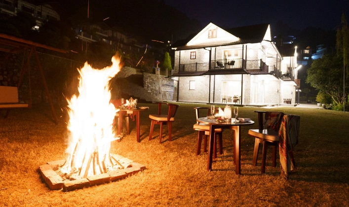Starlit Bonfire Gatherings